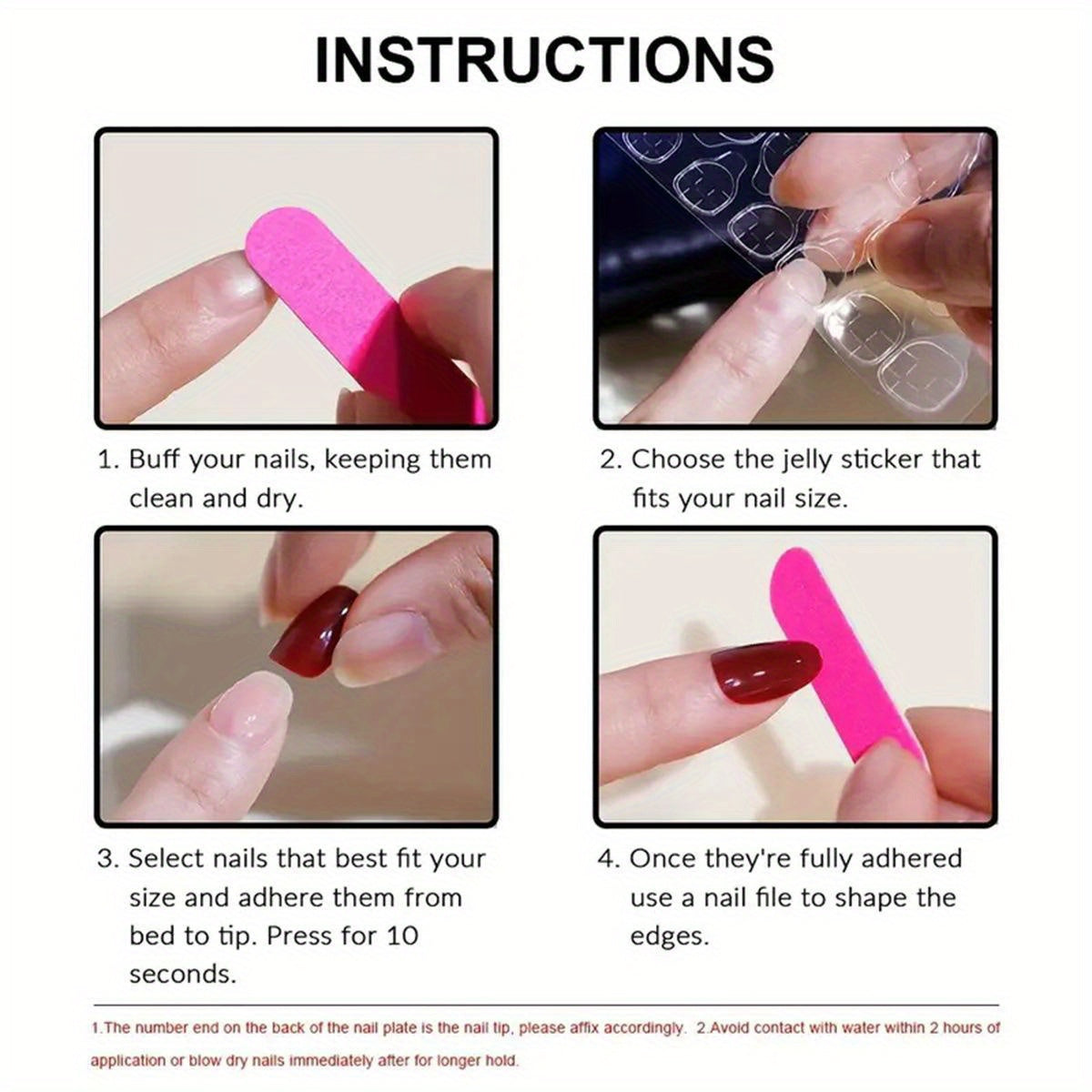 PRESS ON NAILS F581