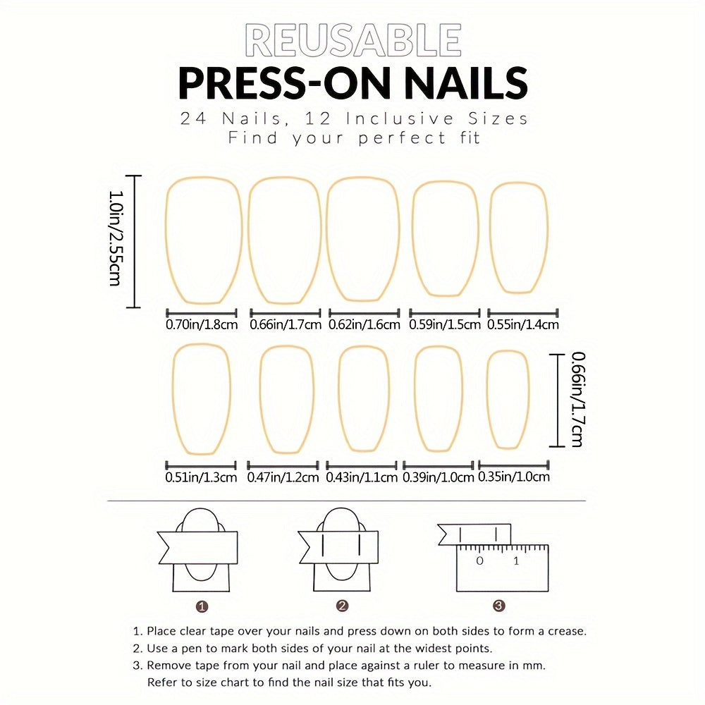 PRESS ON NAILS F668
