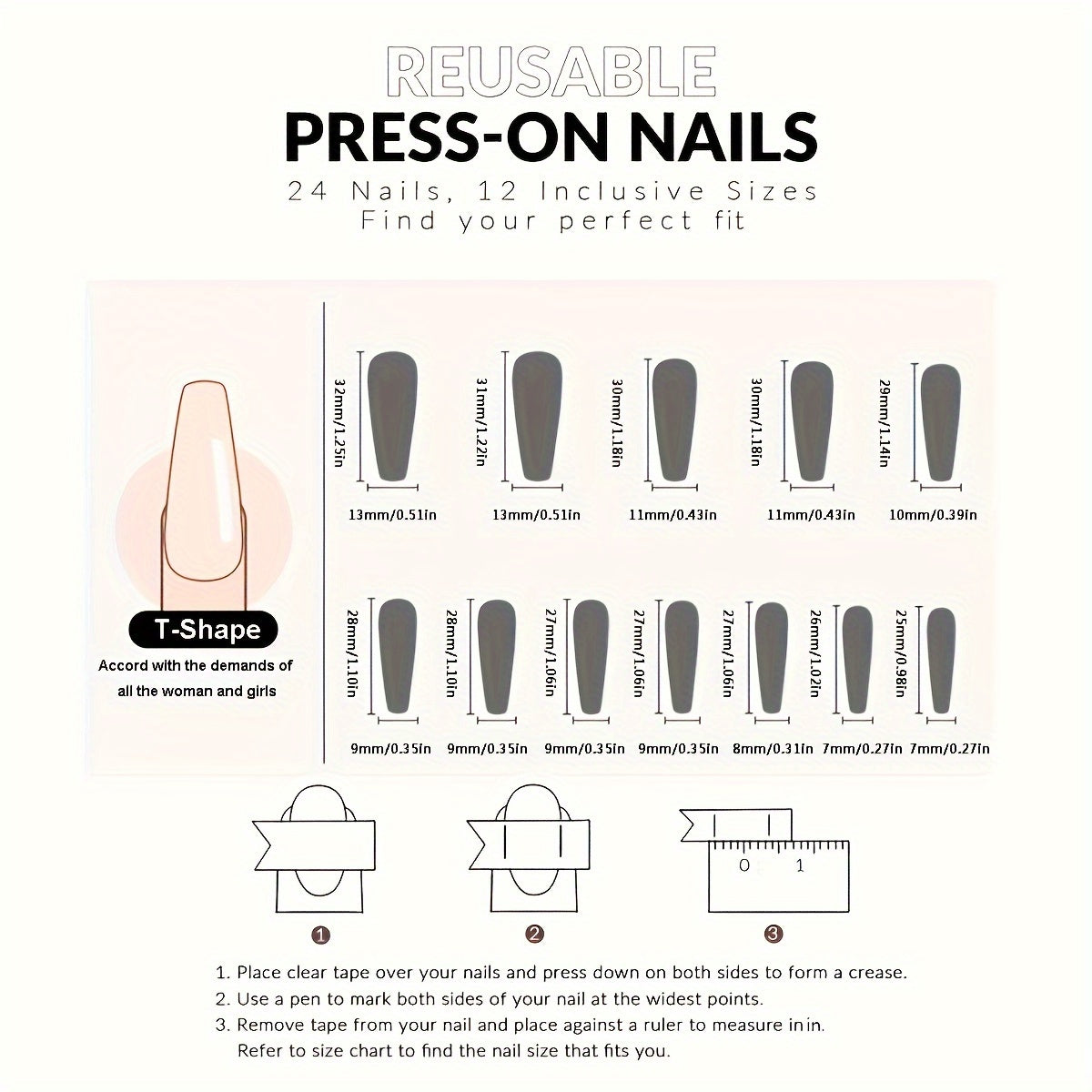 PRESS ON NAILS F660