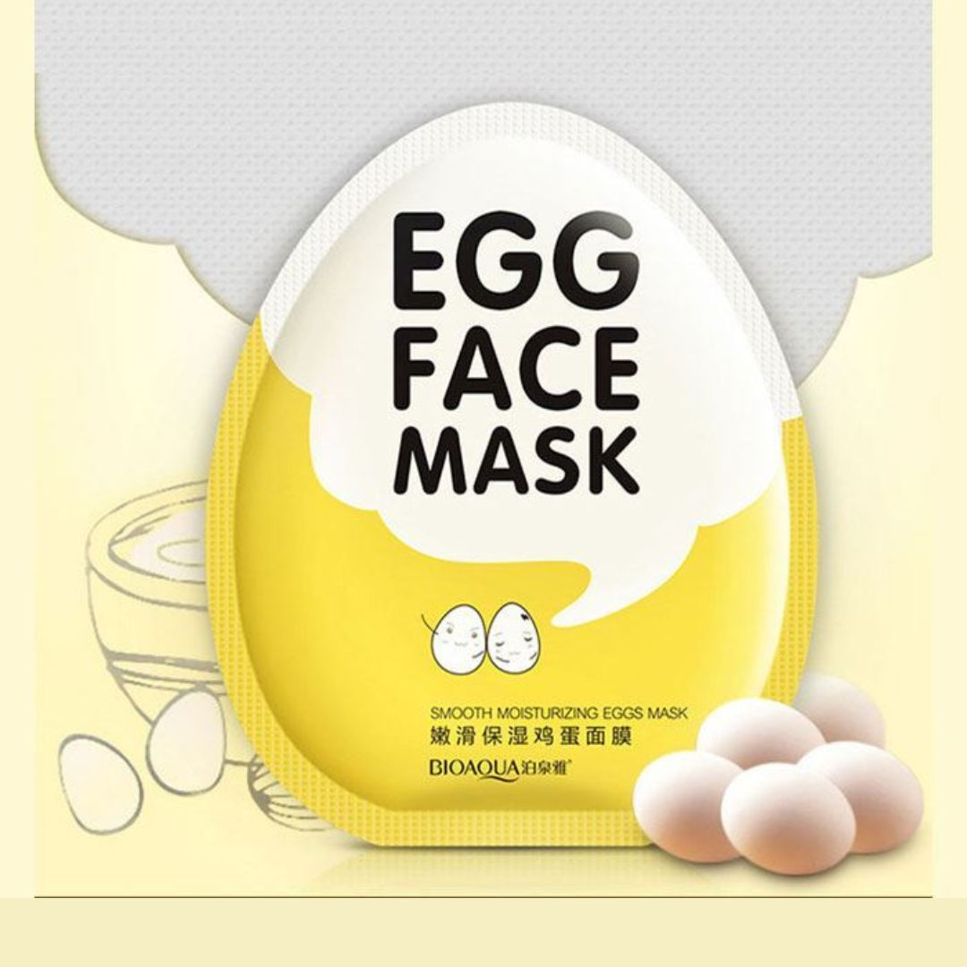 BIOAQUA Egg Face Smooth Moisturizing Egg Sheet Mask