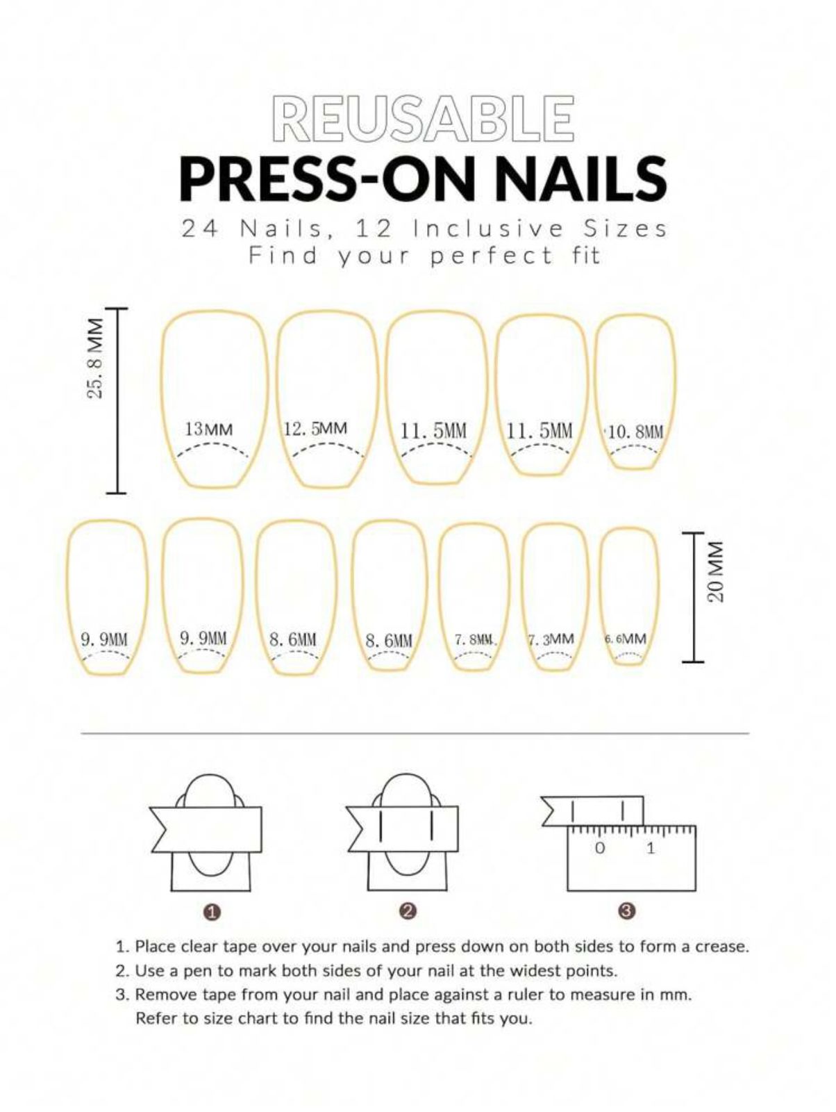 Premium Long coffin-shaped light pink cat eyes press on nails F663