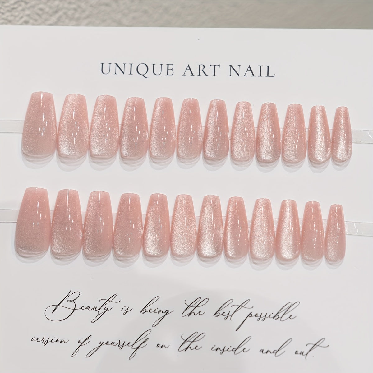 24pcs Press-on Nails F634