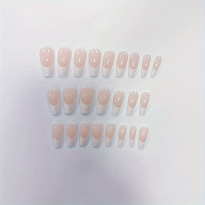 24pcs Chic Ballerina Press-On Nails Set F614