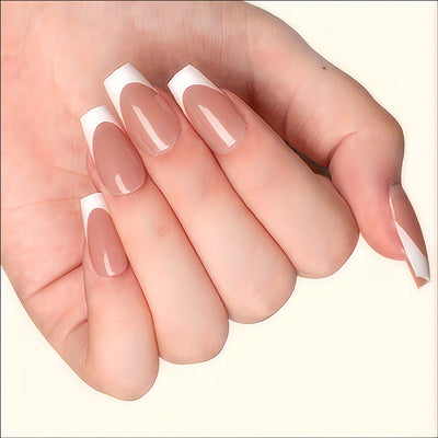 24pcs Chic Square Press-On Nails - F616