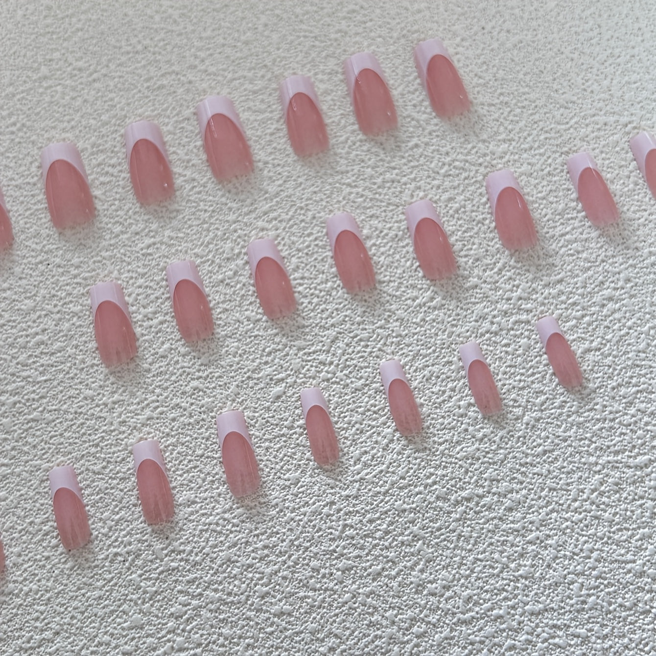 24pcs Square Press On Nails F639