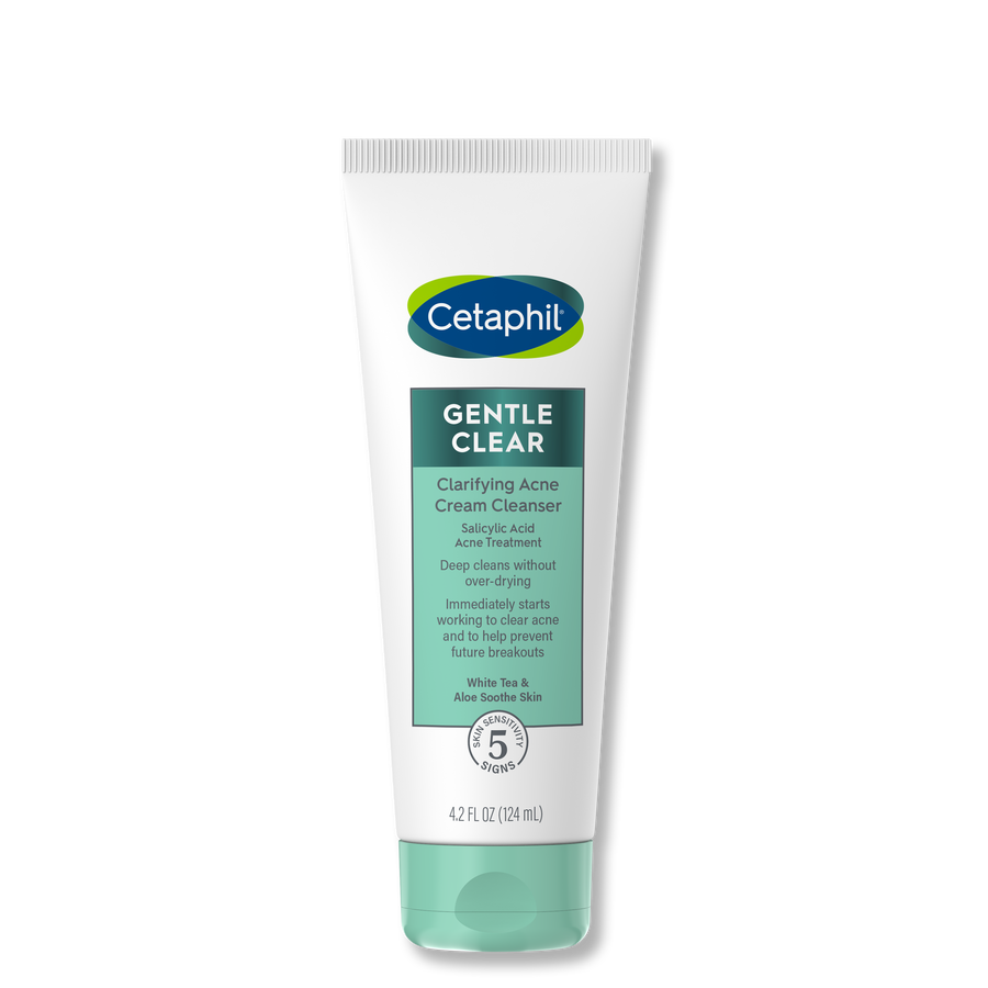 CETAPHIL GENTLE CLEAR CLARIFYING ACNE CREAM CLEANSER