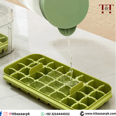 64 cubes double layer ice cube box