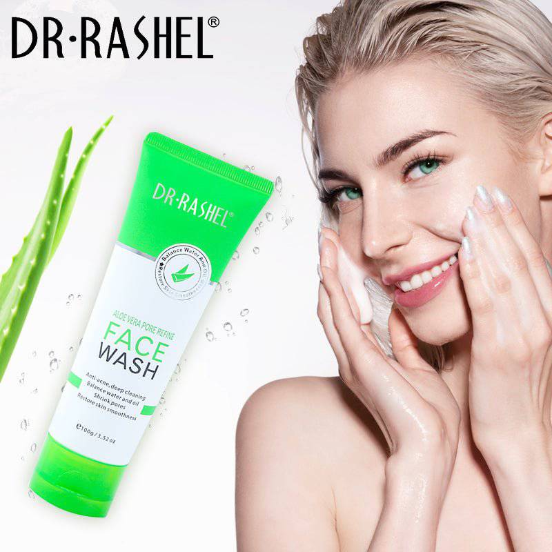 DR RASHEL Aloe Vera Pore Refine Face Wash 100g