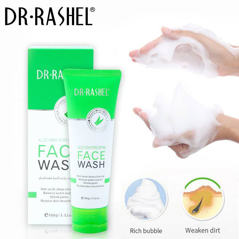 DR RASHEL Aloe Vera Pore Refine Face Wash 100g