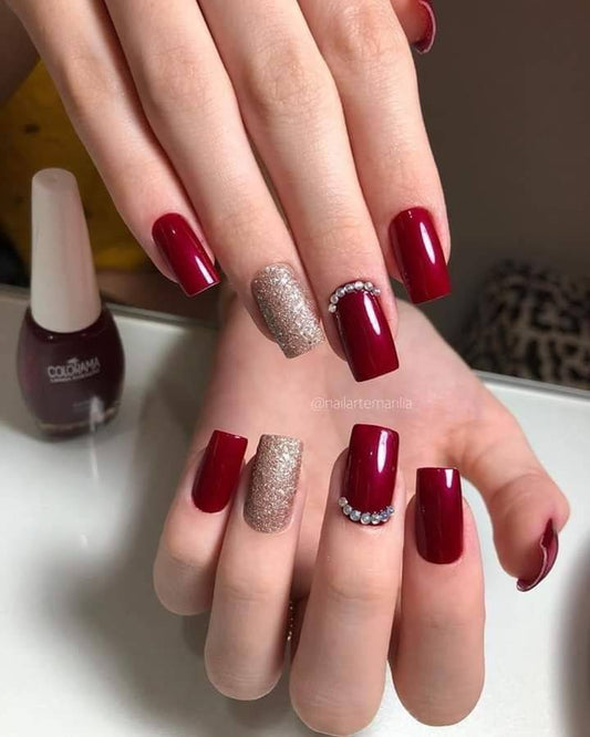 PRESS ON NAIL F641